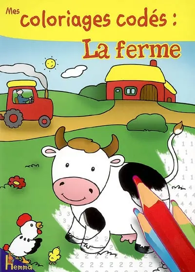Mes coloriages codés : la ferme