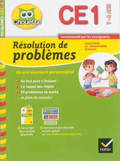 Résolution de problèmes CE1, 7-8 ans