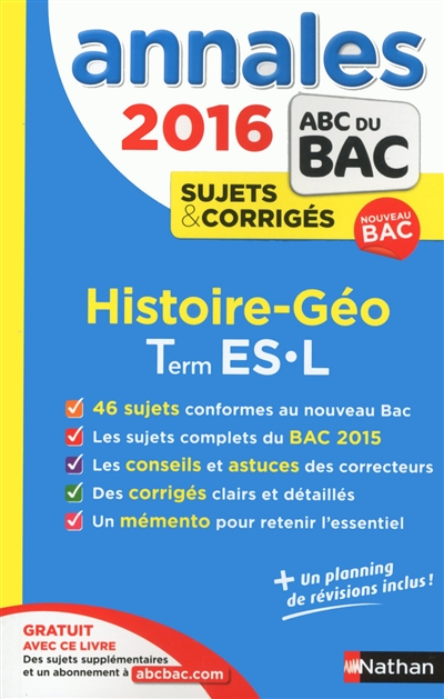 Histoire-géo, terminale...