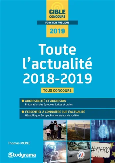 Toute l'actualité 2018 : tous concours 2019