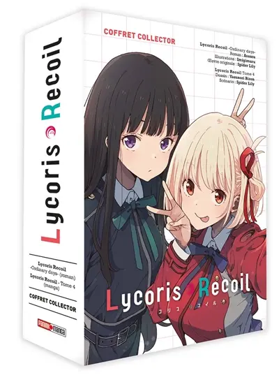 Lycoris recoil : Ordinary days (roman) + tome 4 (manga) : coffret collector