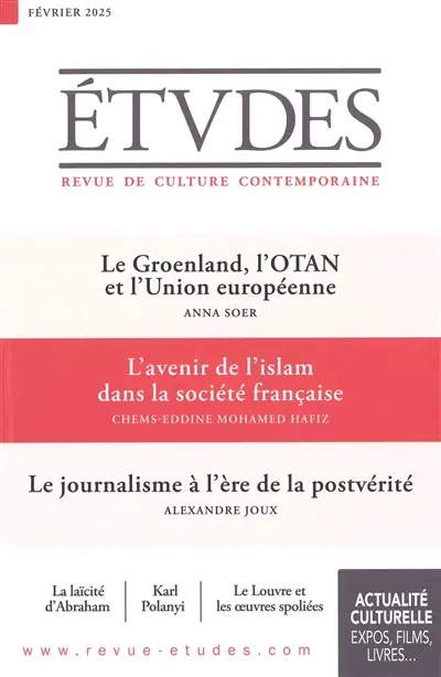 Etudes, n° 4334