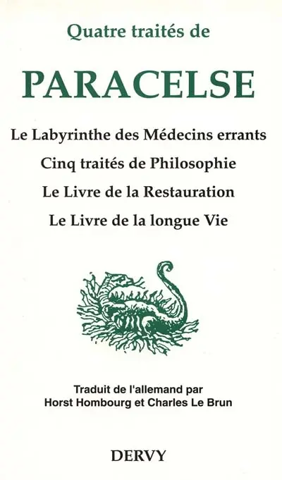 Quatre traités de Paracelse