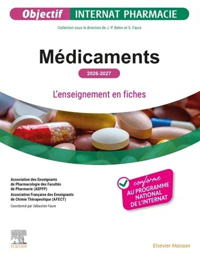 Médicaments : l'enseignement en fiches : 2026-2027 Médicaments : l'enseignement en fiches : 2026-2027