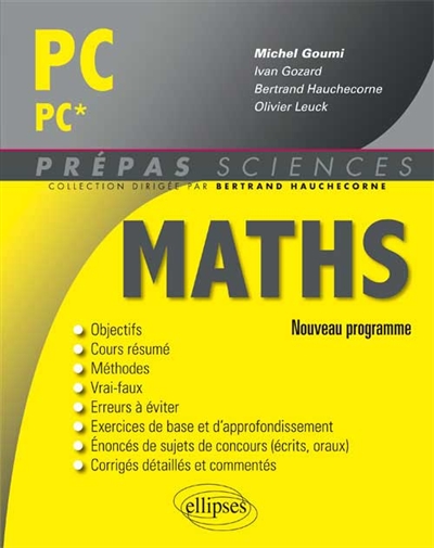 Mathématiques PC, PC* : nouveau programme