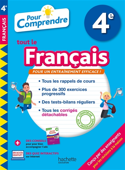 Pour comprendre tout le français 4e : nouveaux programmes