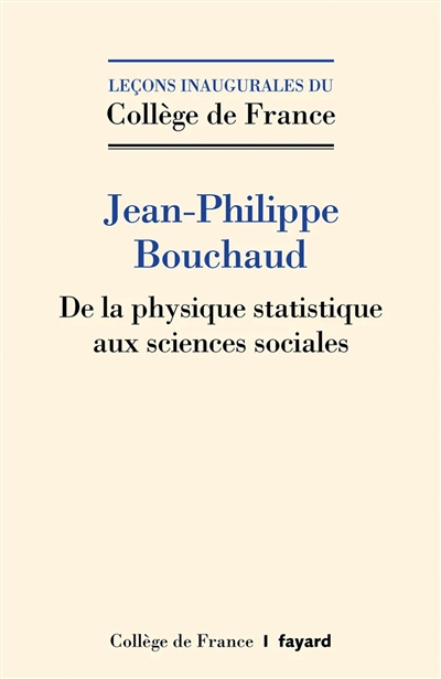 De la physique statistique aux sciences sociales