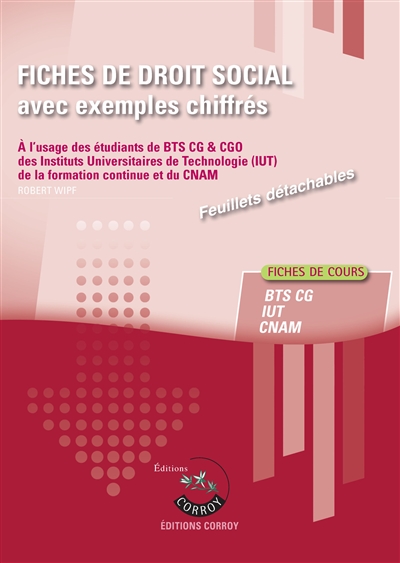 Fiches de droit social avec...