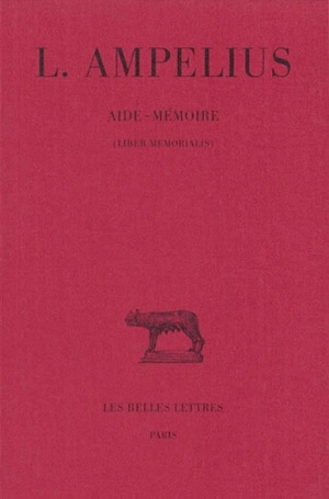Aide-mémoire. Liber memorialis