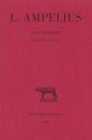 Aide-mémoire. Liber memorialis