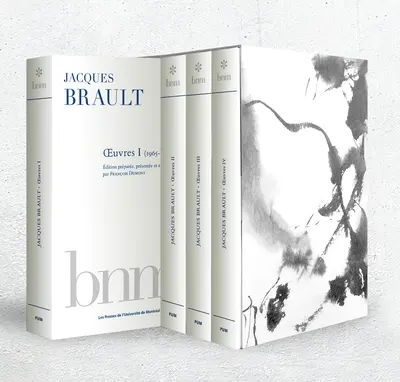 Jacques Brault, Œuvres I à IV (1965-2022), coffret