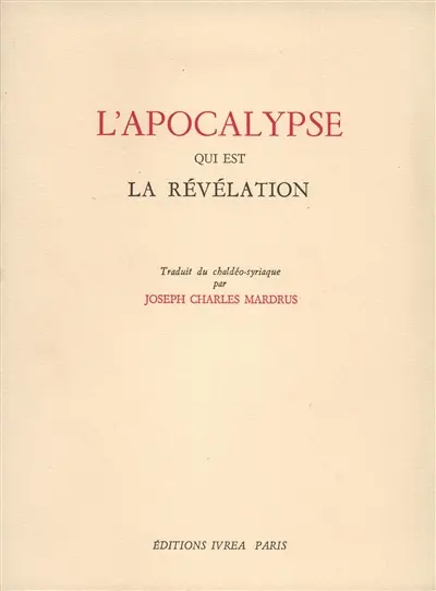 L'Apocalypse qui est la révélation