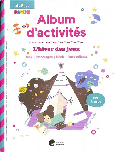 L'hiver des jeux : album d'activités 4-6 ans