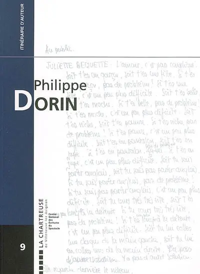 Philippe Dorin : entretien avec Claudine Galea