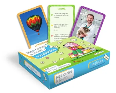 Mes cartes à jouer : vocabulaire : à partir de 7 ans