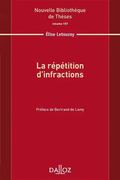 La répétition d'infractions