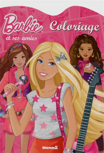Barbie et ses amies : coloriage