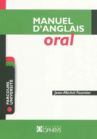 Manuel d'anglais oral