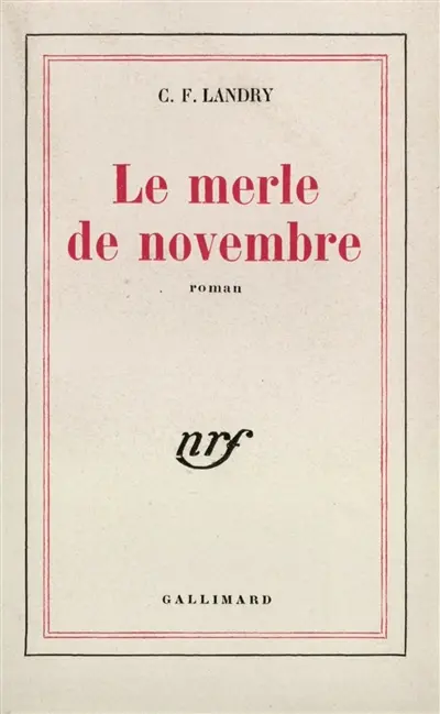 Le merle de novembre