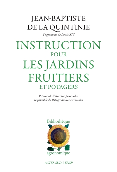 Instruction pour les jardins fruitiers et potagers