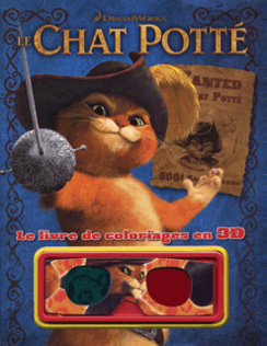 Le Chat Potté : le livre de coloriage en 3D