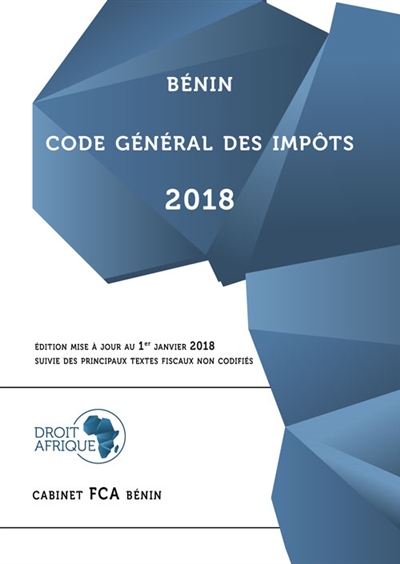 Bénin : Code général des impôts 2018