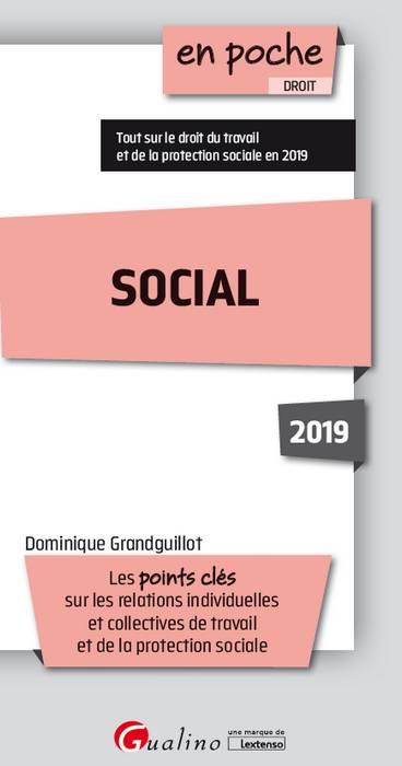 Social 2019 : les points clés sur les relations individuelles et collectives de travail et de protection sociale
