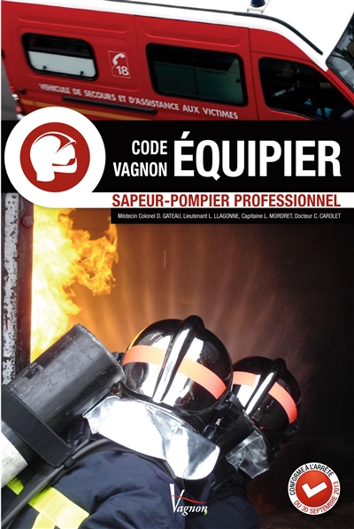 Code Vagnon équipier sapeur-pompier professionnel : programme septembre 2013