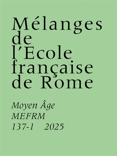 Mélanges de l'Ecole...