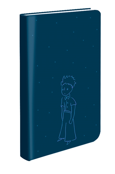 Carnet simili-cuir Le Petit Prince : bleu nuit