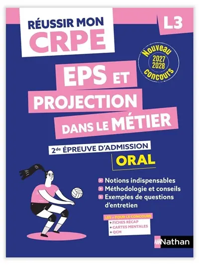 EPS et projection dans le métier : 2de épreuve d'admission, oral L3 : nouveau concours 2027-2028