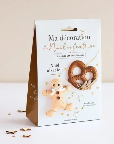 Ma décoration de Noël en feutrine : Noël alsacien : 2 projets DIY 100 % fait-main
