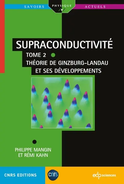Supraconductivité. Vol. 2. Théorie de Ginzburg-Landau et ses développements
