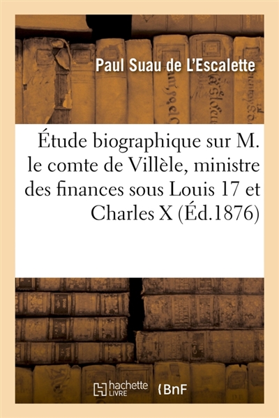 Etude biographique sur M....