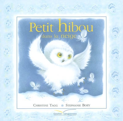 Petit hibou dans la neige