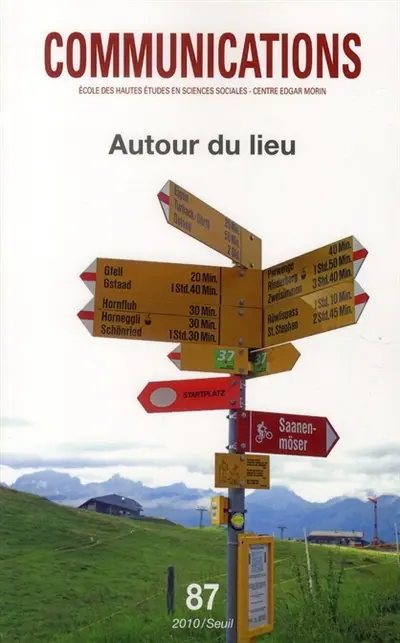 Communications, n° 87. Autour du lieu