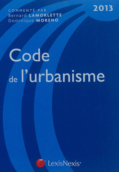 Code de l'urbanisme 2013