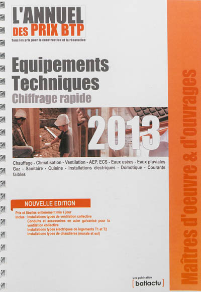 L'annuel des prix BTP 2013...
