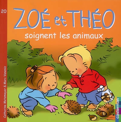 Zoé et Théo soignent les animaux