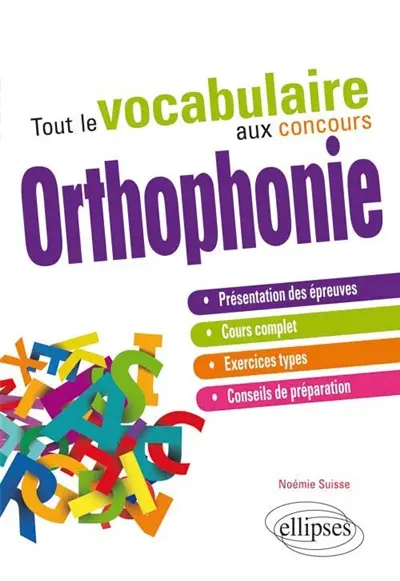 Tout le vocabulaire aux concours orthophonie