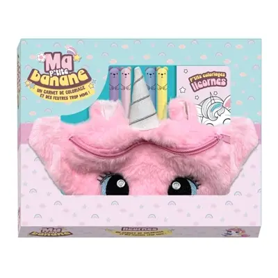 Ma P'tite banane Licorne avec carnet de coloriages et jolis feutres Ma P'tite banane Licorne avec carnet de coloriages et jolis feutres