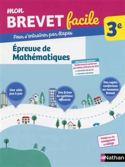 Mon brevet facile, 3e : épreuve de mathématiques