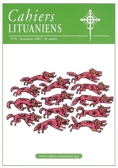 Cahiers lituaniens, n° 8