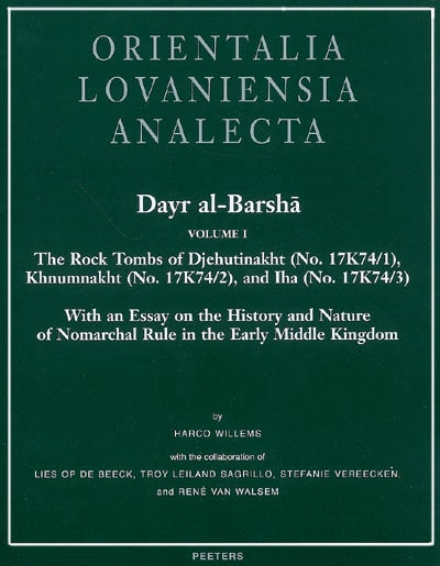 Dayr al-Barsha. Vol. 1. The...