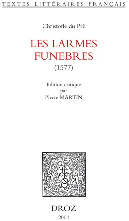 Les larmes funèbres : 1577