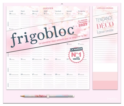 Frigobloc Mensuel 2027...