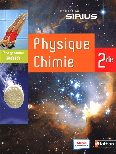Physique-chimie 2de : livre de l'élève : format compact
