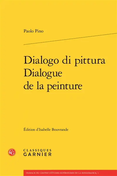 Dialogo di pittura. Dialogue de la peinture