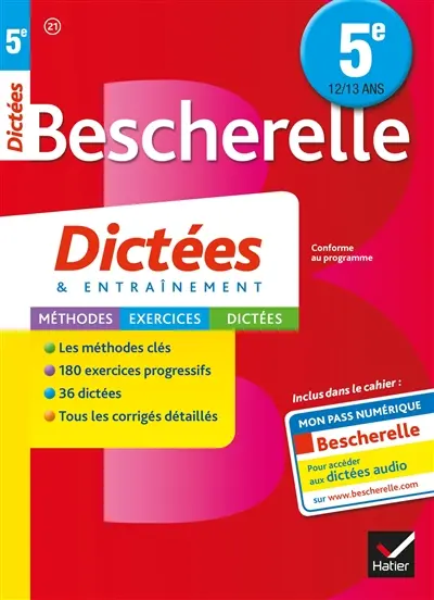 Dictées & entraînement : 5e, 12-13 ans