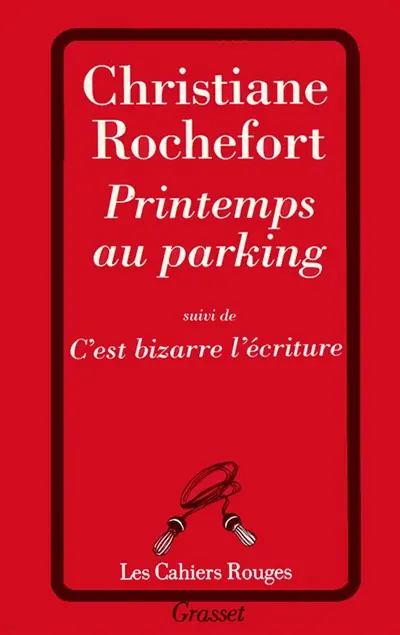 Printemps au parking. C'est bizarre l'écriture